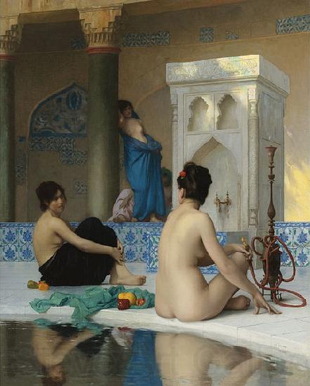 Jean-Leon Gerome After the Bath Germany oil painting art